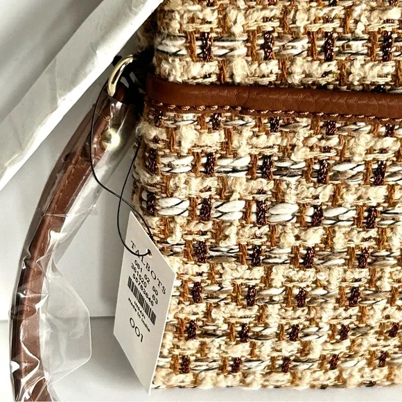 🍒NWT Talbots Metallic Boucle Double Gusset Wristlet - Picture 5 of 12